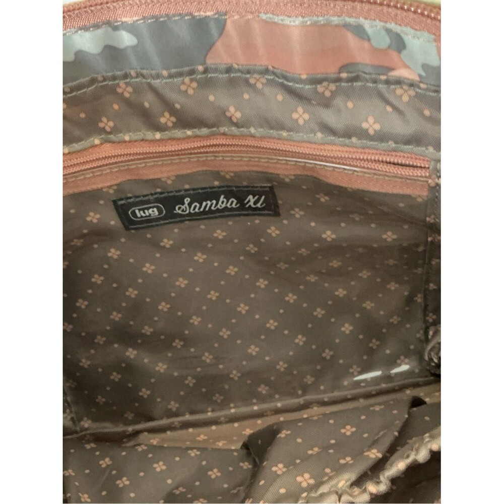 Lug Samba XL Crossbody Bag - Pink Camo Quilted Travel Organizer Lightweight - Picture 5 of 8